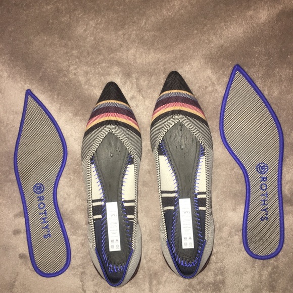 SOLD Rothy’s Inverse Stripe point - Picture 2 of 6